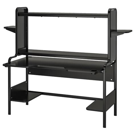 ikea gaming desk|FREDDE Gaming desk, black, 55 1/8/72 7/8x29 1/8x57 1/2 .